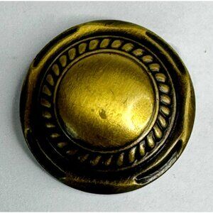 Vintage Amerock 776 Antique Brass Cabinet Dooor Knob Pull Set of 4
